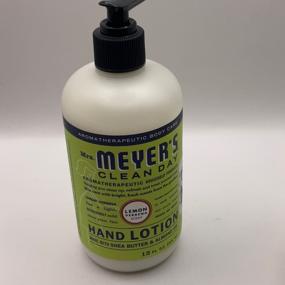 Lot (2) Mrs. Meyer's Clean Day Lemon Verbena Hand Lotion & Soap for Dry Hands - Picture 2 of 4